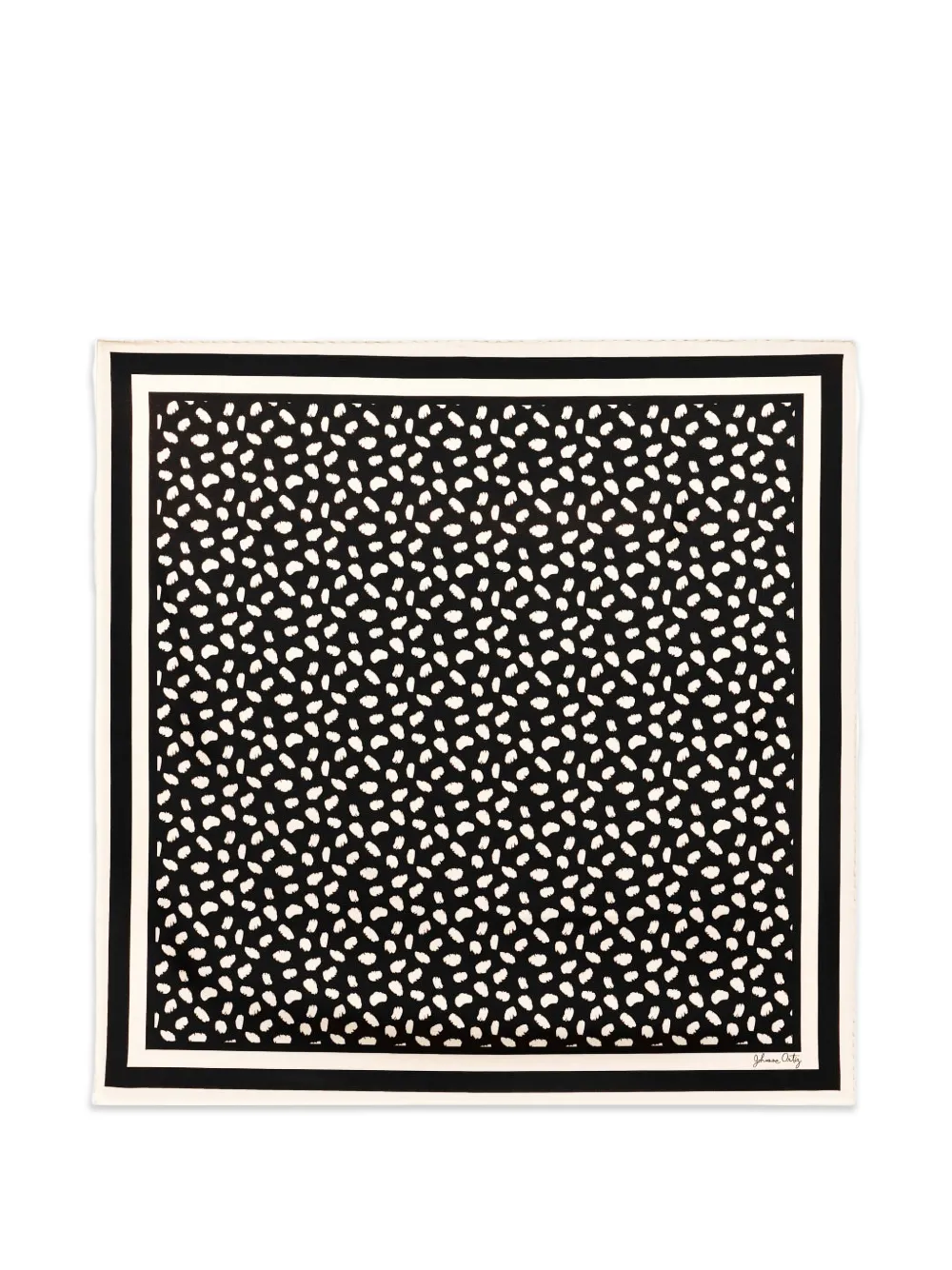 Johanna Ortiz Feline Spirit silk scarf - Schwarz