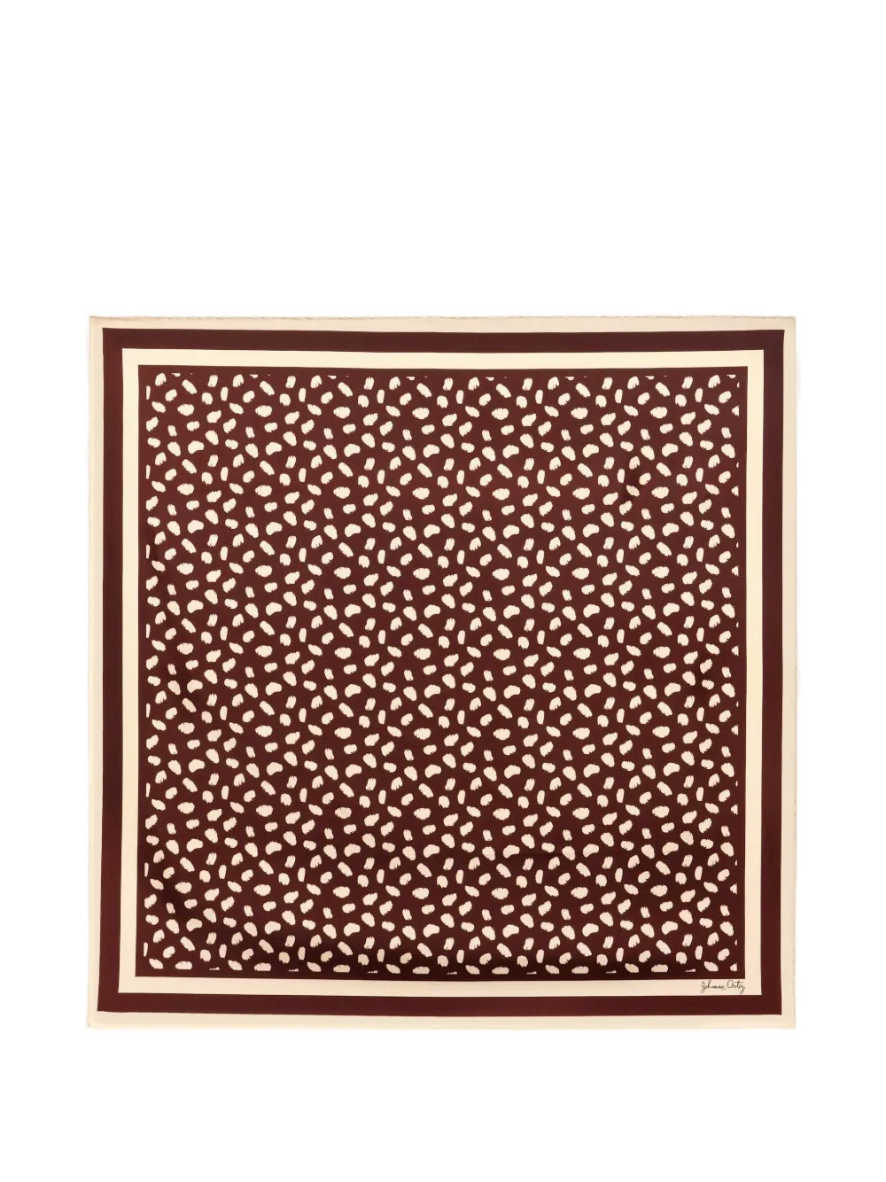 Johanna Ortiz Feline Spirit leopard-print scarf - Marrone