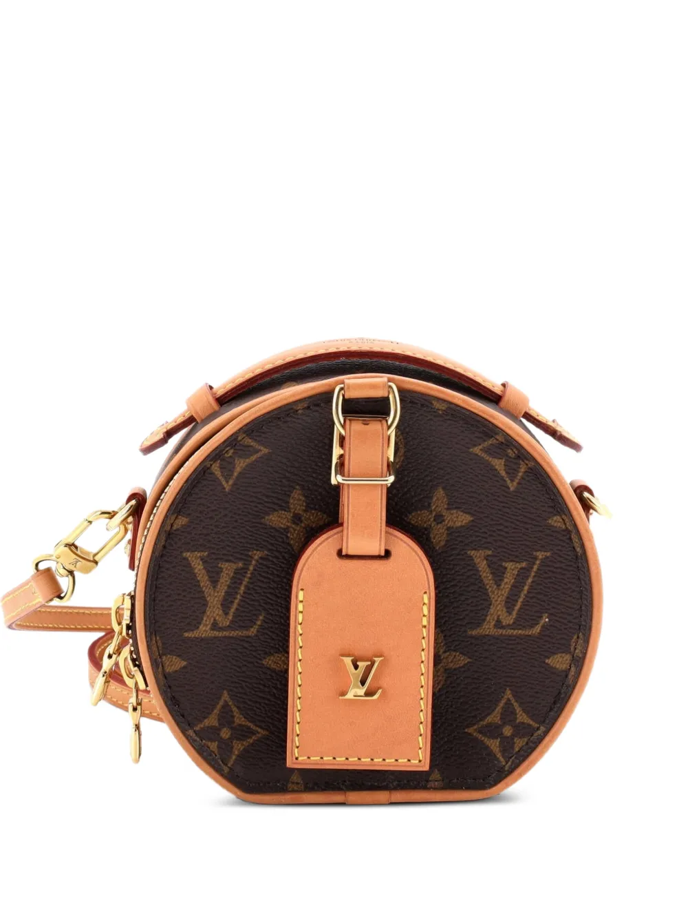 Louis Vuitton Pre-Owned Mini Boite Chapeau Bag Monogram Canvas crossbody bag - Marrone