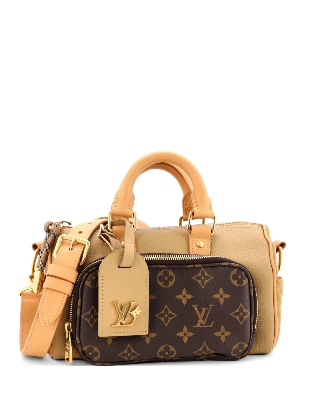 Louis Vuitton Pre-Owned Borsa a tracolla Keepall Bandouliere con monogramma - Marrone