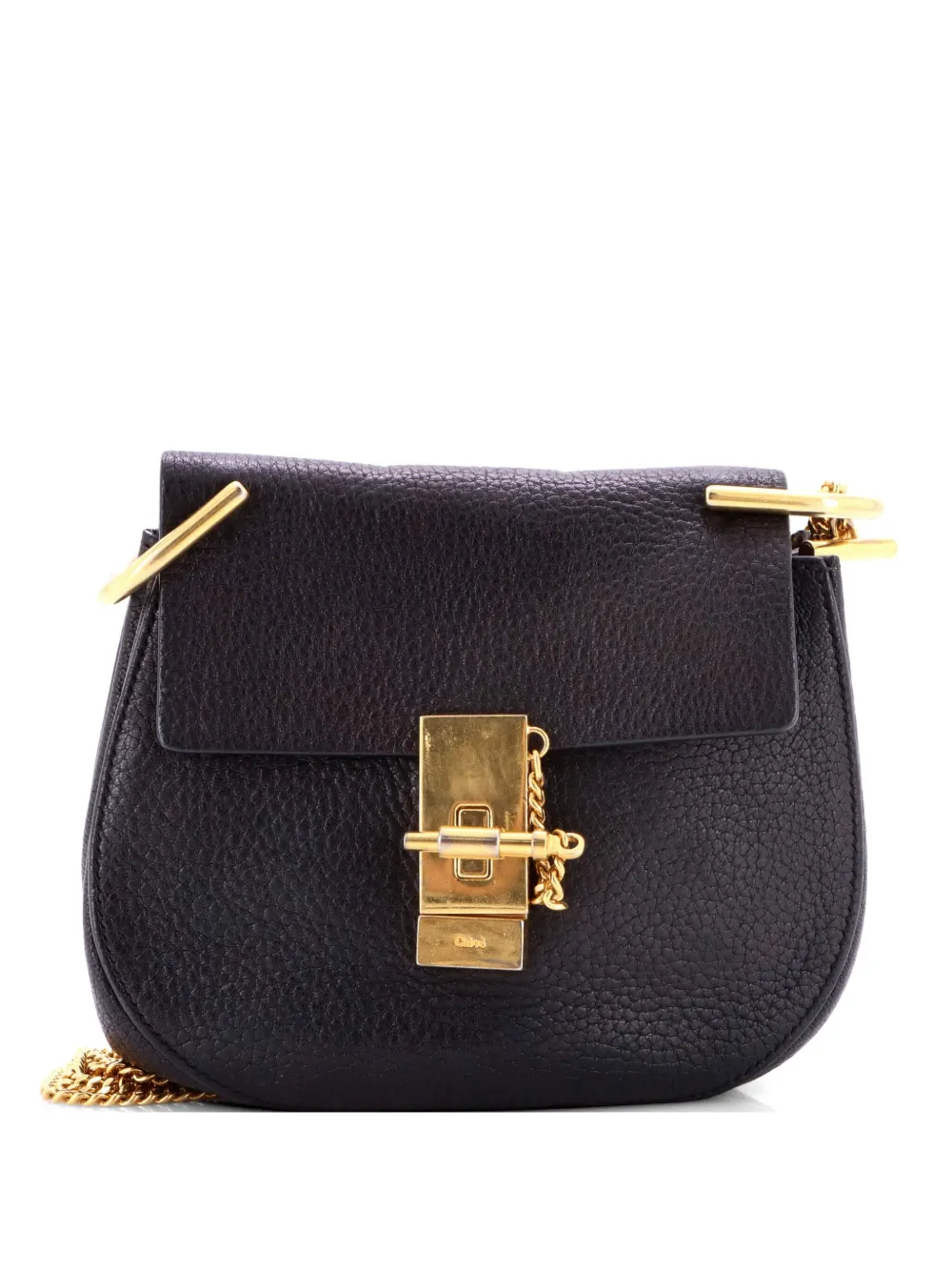 Chloé Pre-Owned Drew Leather Mini crossbody bag - Nero