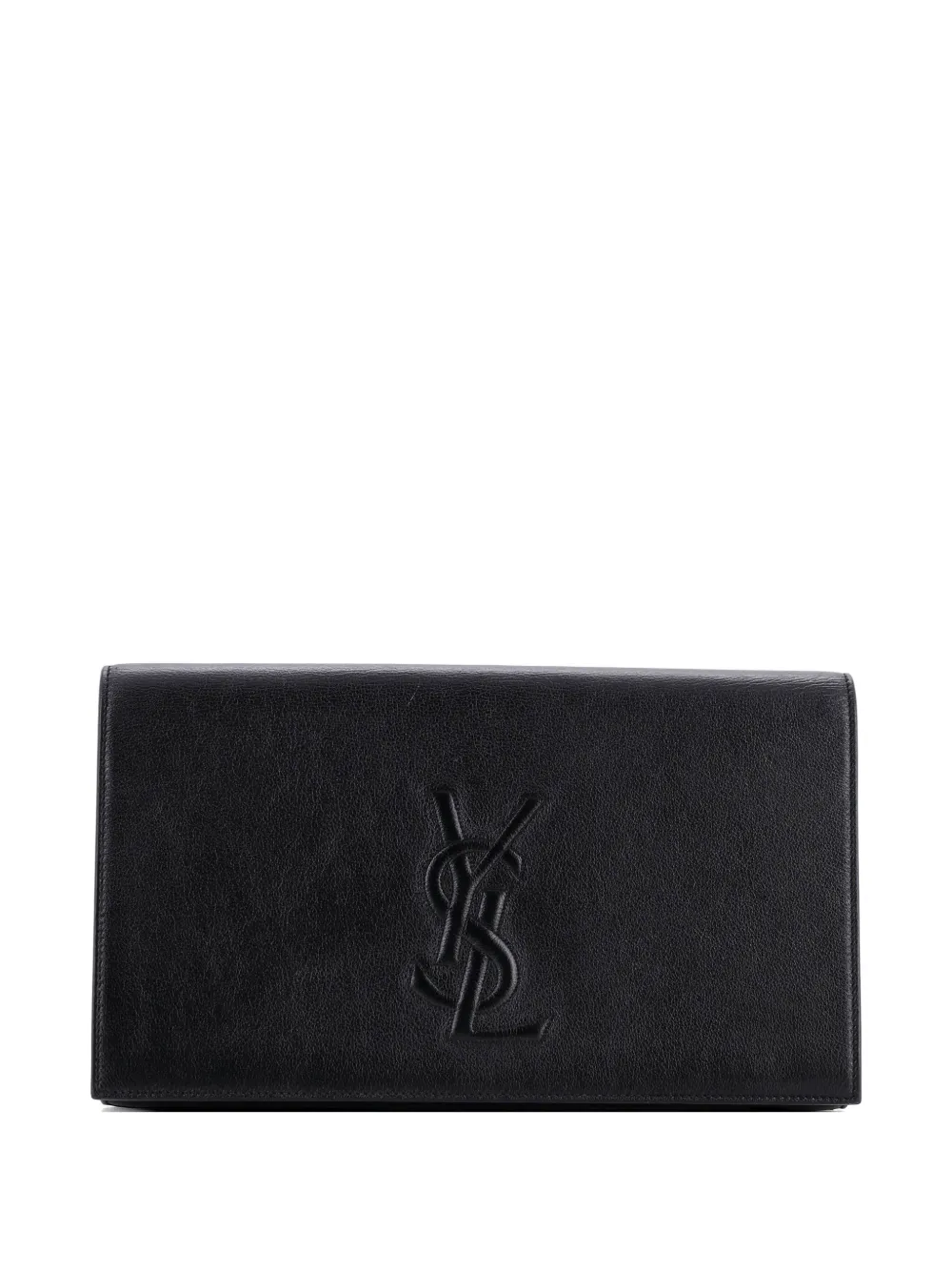 Saint Laurent Pre-Owned Belle de Jour Leather Large clutch bag - Black