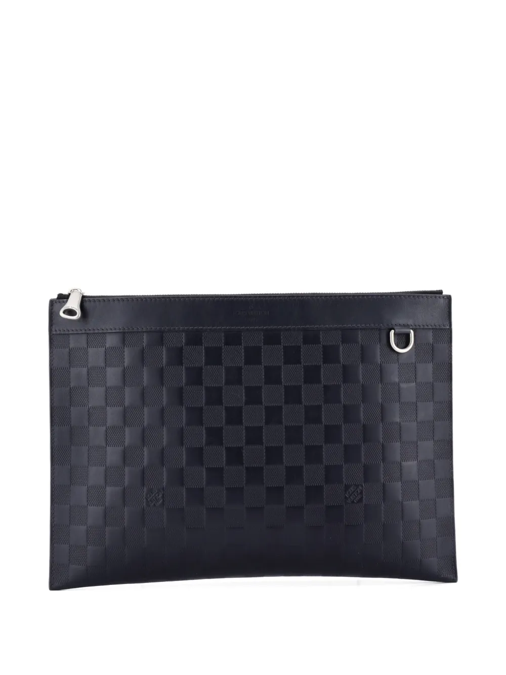 Louis Vuitton Pre-Owned Discovery Pochette Damier Infini Leather GM pouch - Blue