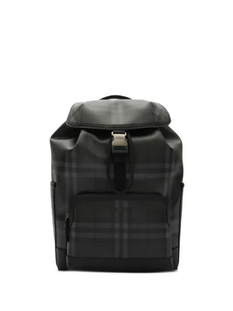 Burberry mochila City Check con clip