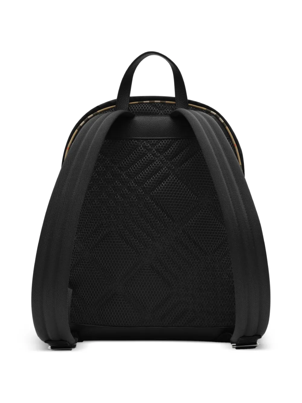 Burberry Rugzak met geruite afwerking Zwart