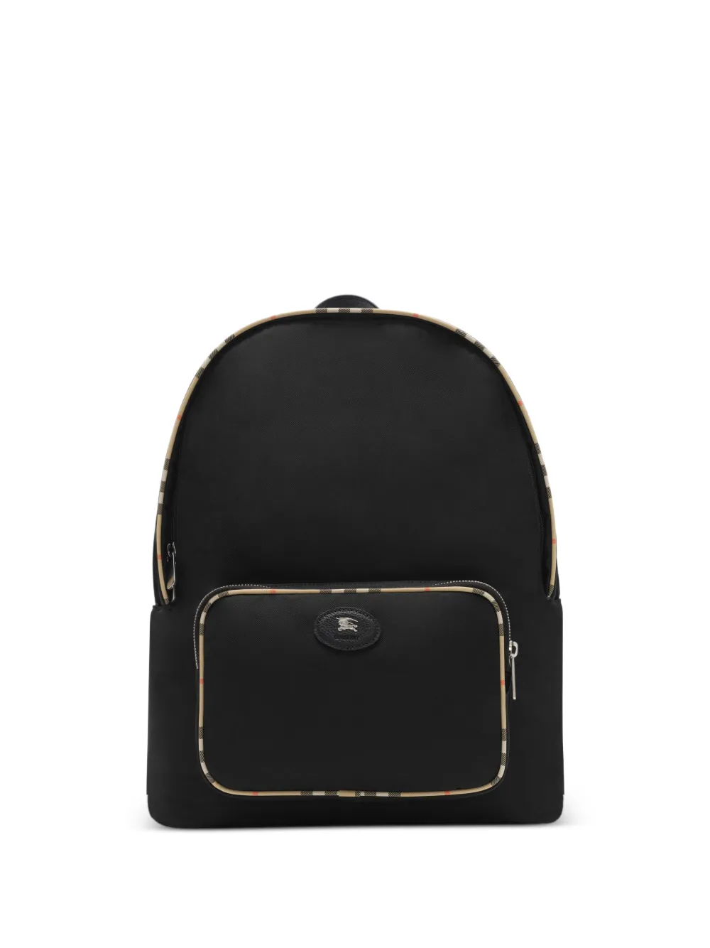Burberry Check-trim backpack - Nero