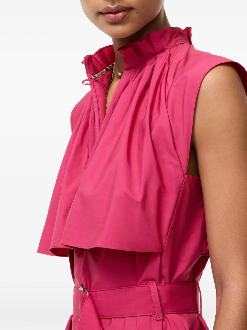 Burberry Popeline jurk Roze