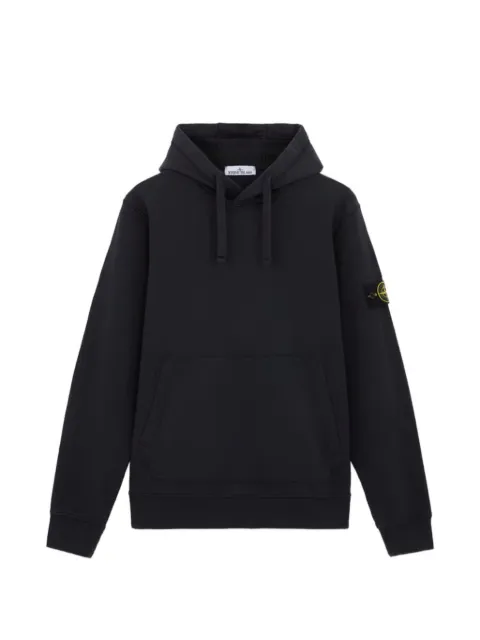 Stone Island sudadera con capucha y parche del logo