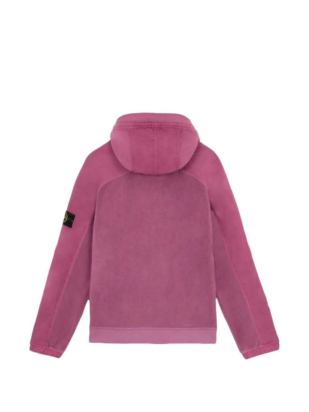 Stone Island Hoodie met logopatch Roze