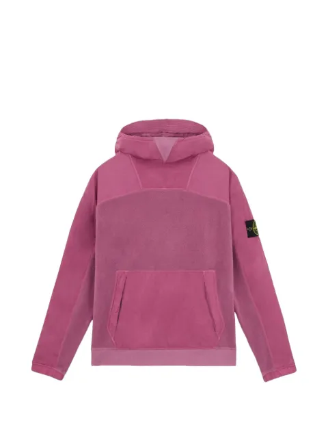 Stone Island logo-patch hoodie