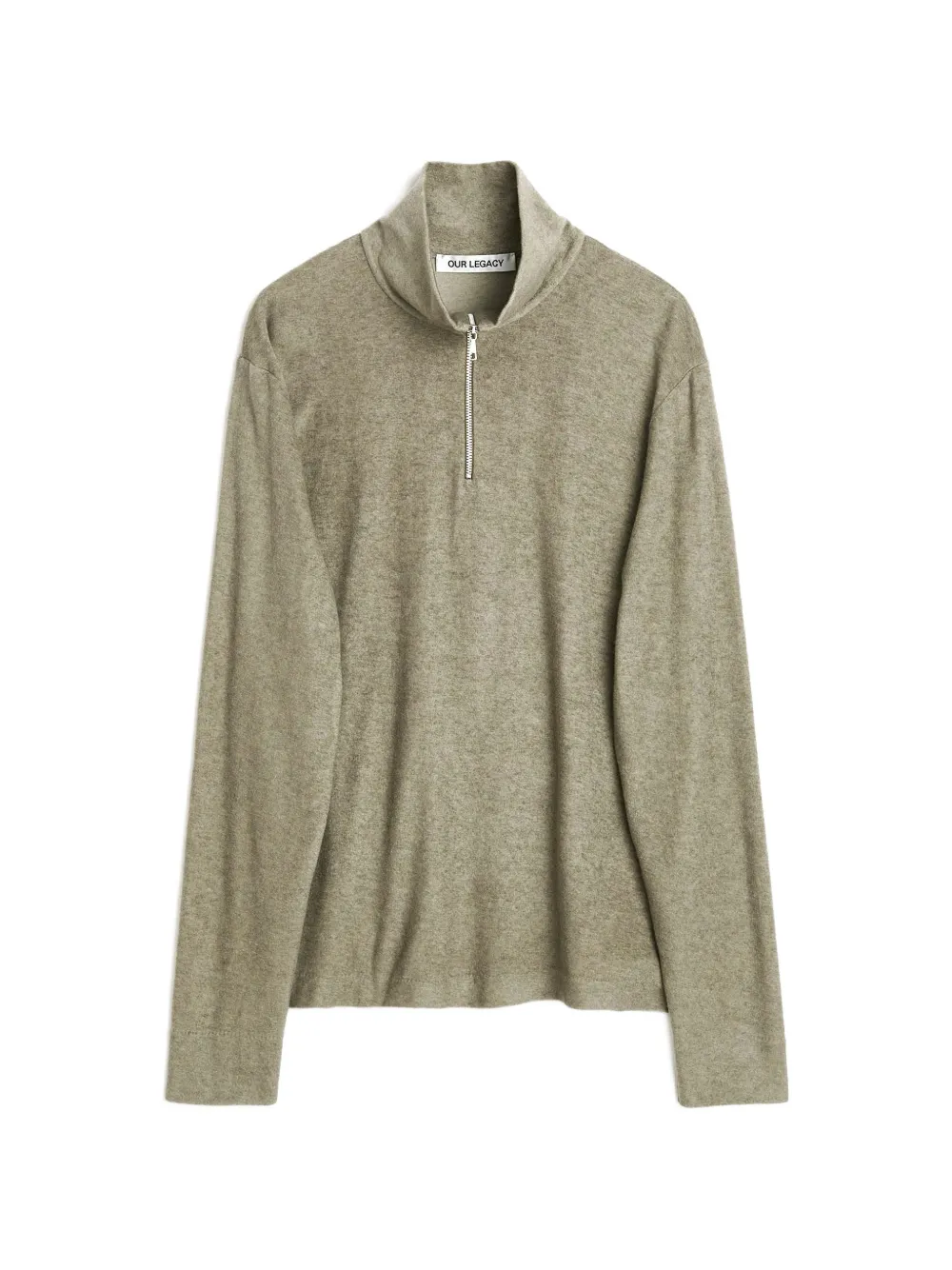 OUR LEGACY quarter-zip sweater - Verde