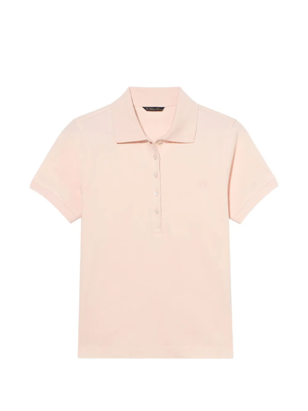 Brooks Brothers logo-embroidered piqué polo shirt - Rosa
