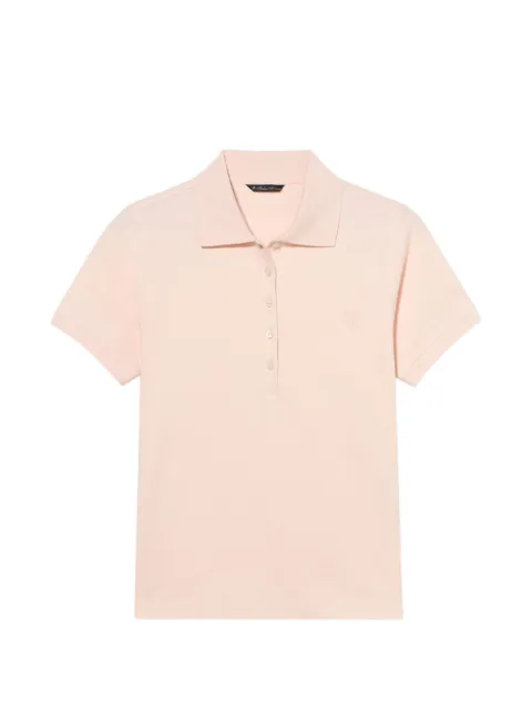Brooks Brothers logo-embroidered piqué polo shirt
