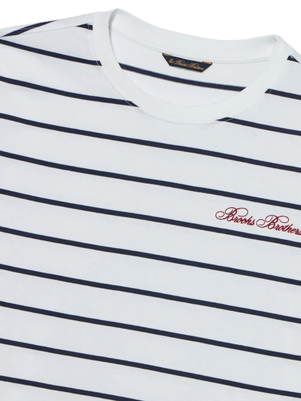 Brooks Brothers Gestreept T-shirt Blauw