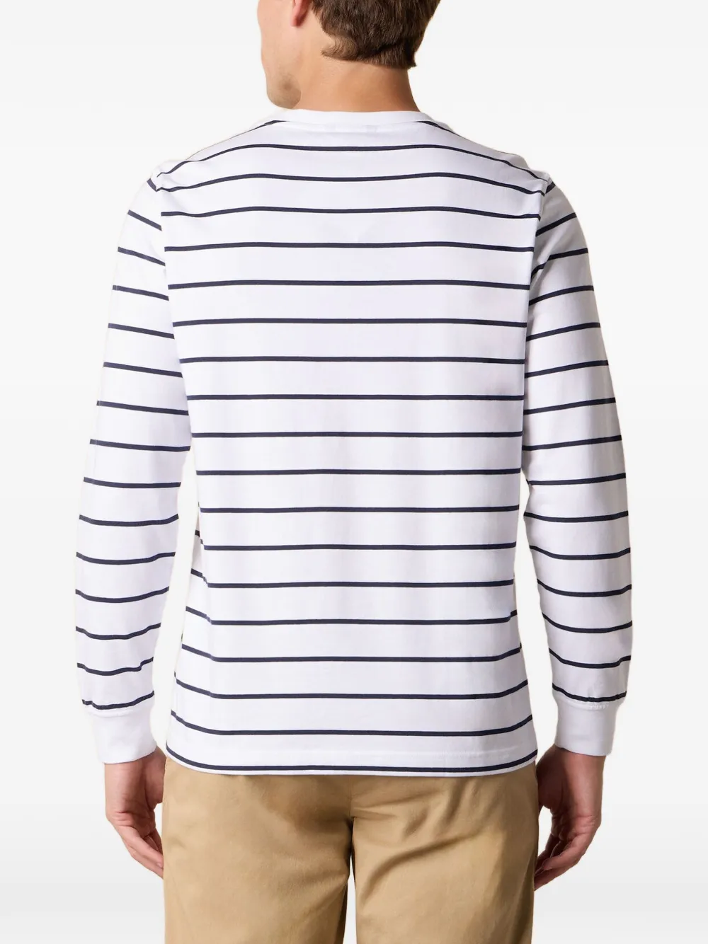 Brooks Brothers Gestreept T-shirt Blauw