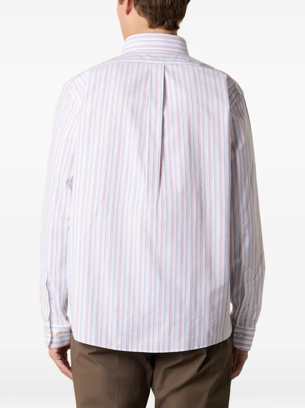 Brooks Brothers Gestreept overhemd Rood