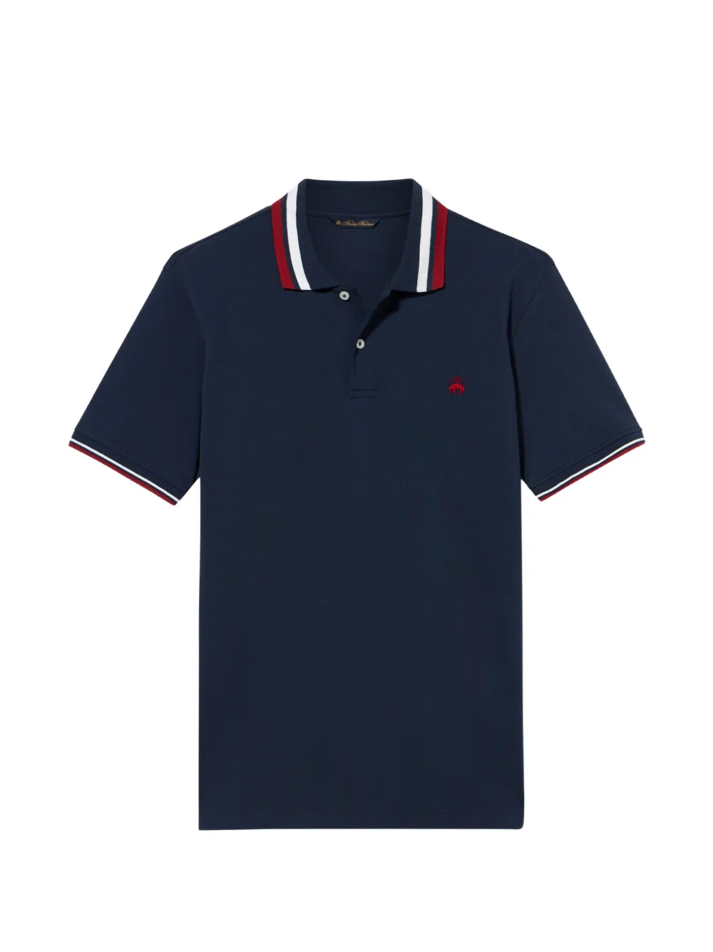 Brooks Brothers embroidered-logo polo shirt - Blu