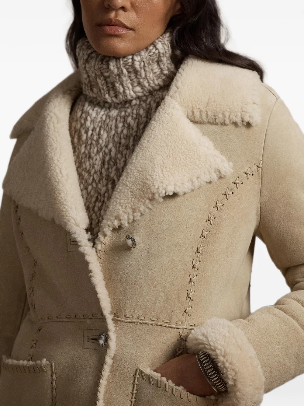 Ralph Lauren RRL Lammy coat Beige