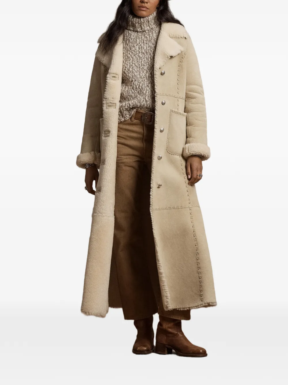Ralph Lauren RRL Lammy coat Beige
