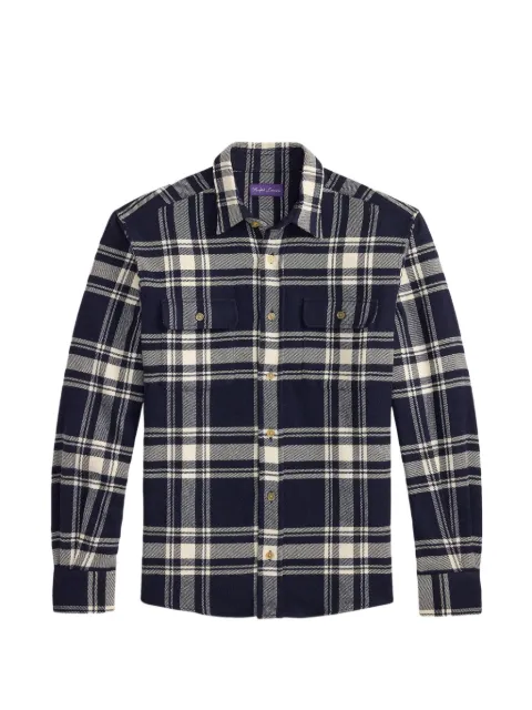 Ralph Lauren Purple Label camisa Cooper con bolsillos y solapa