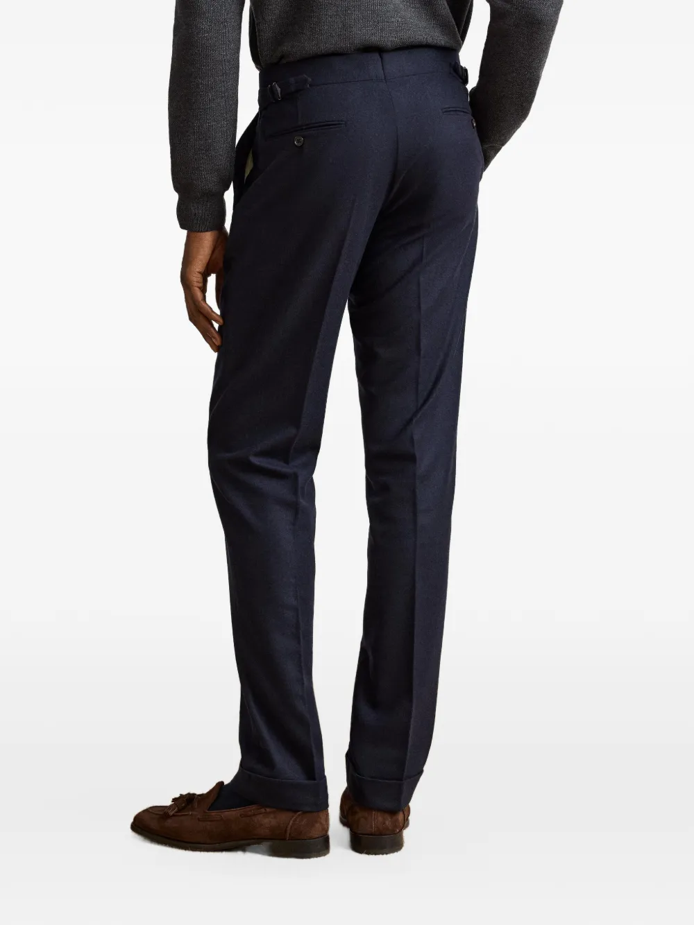 Ralph Lauren Purple Label Gregory wollen broek Blauw