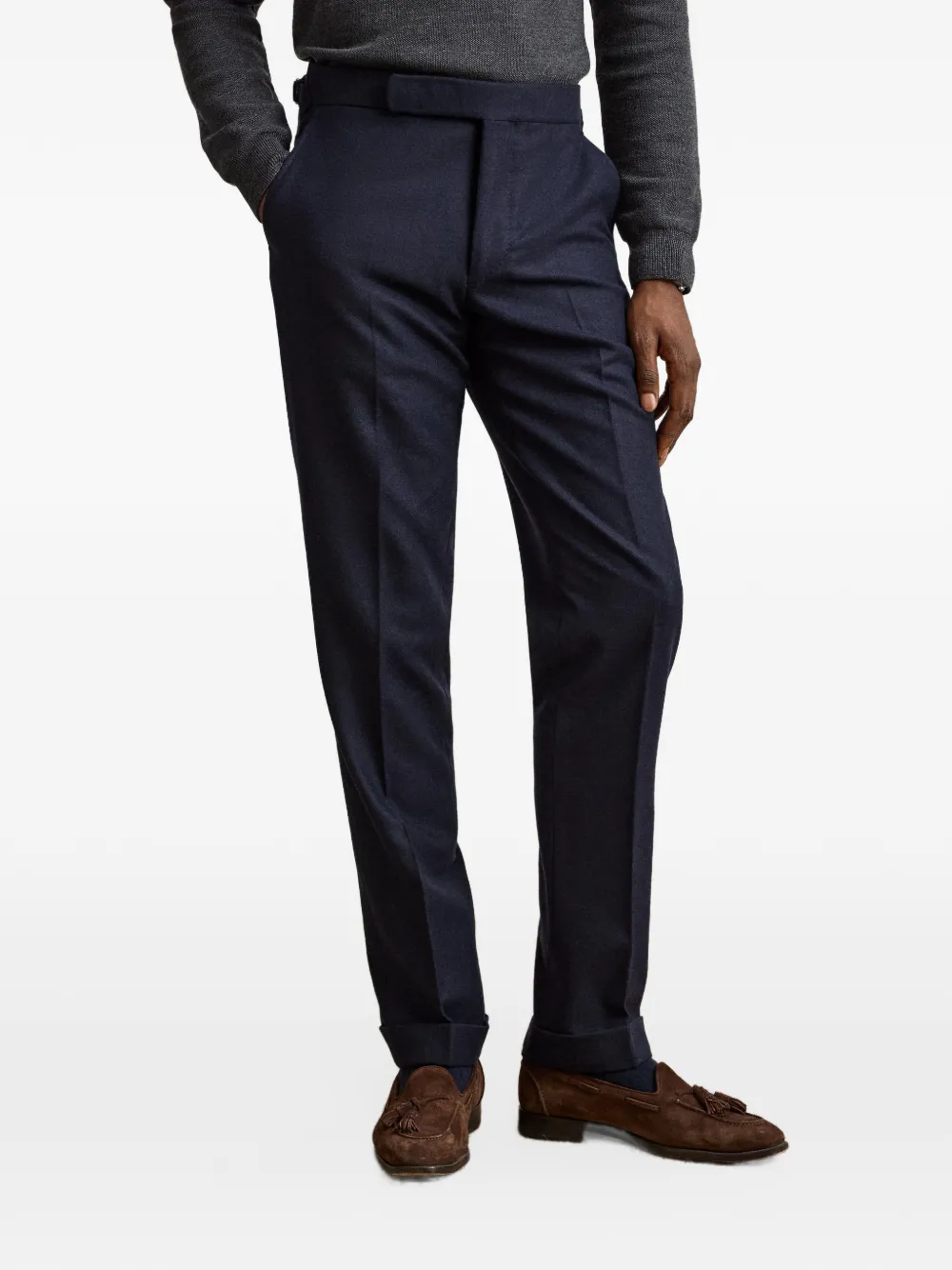 Ralph Lauren Purple Label Gregory wollen broek Blauw