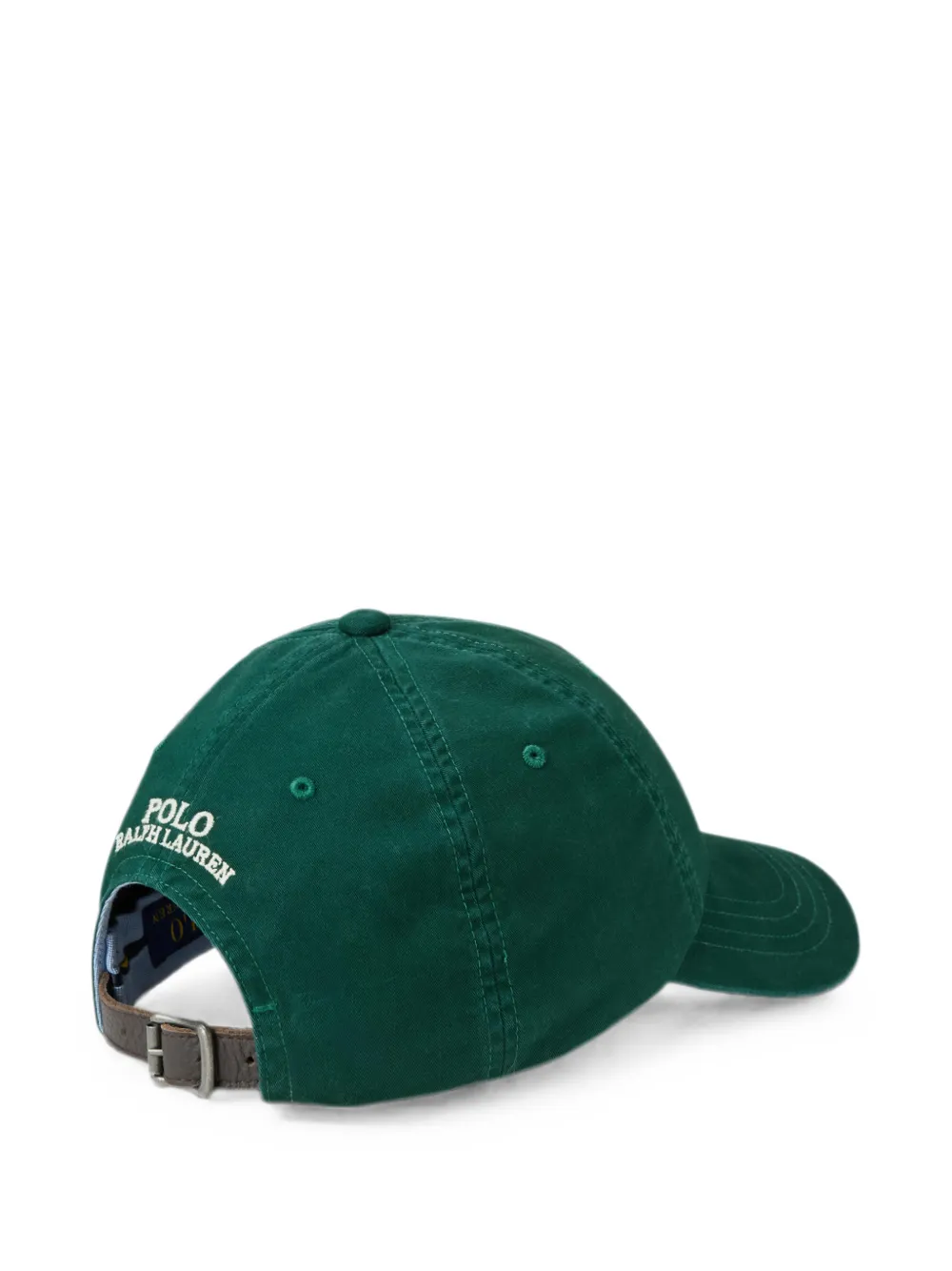 Polo Ralph Lauren Katoenen-twill pet met borduurwerk Groen