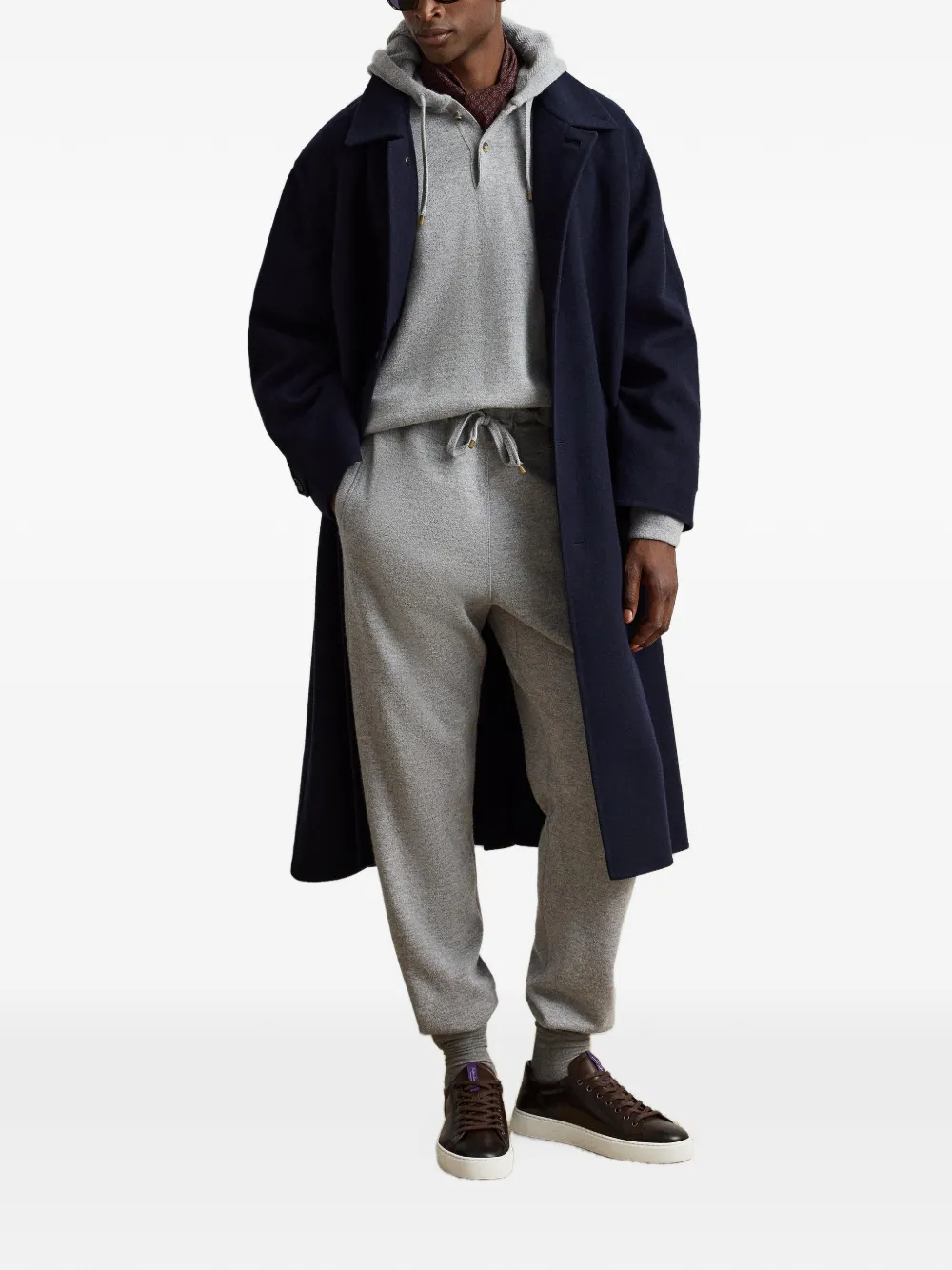 Ralph Lauren Purple Label Trainingsbroek met trekkoord Grijs