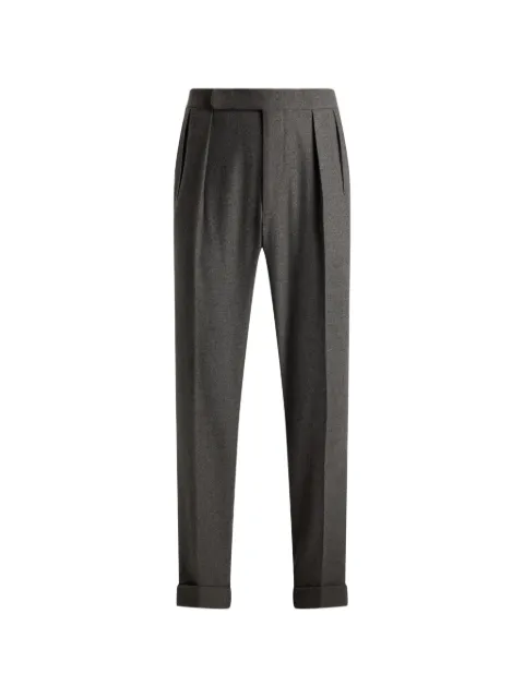 Ralph Lauren Purple Label Gregory pleated wool trousers