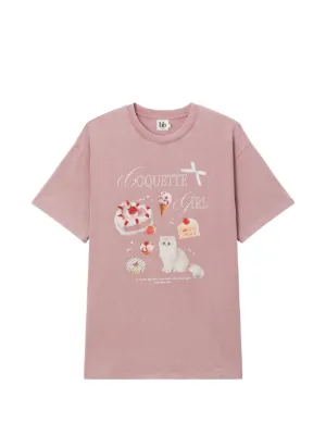 Comme Des Garçons Girl プリント Tシャツ | ピンク | FARFETCH JP