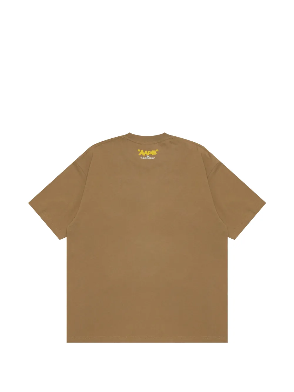 AAPE BY *A BATHING APE T-shirt met grafische print Bruin