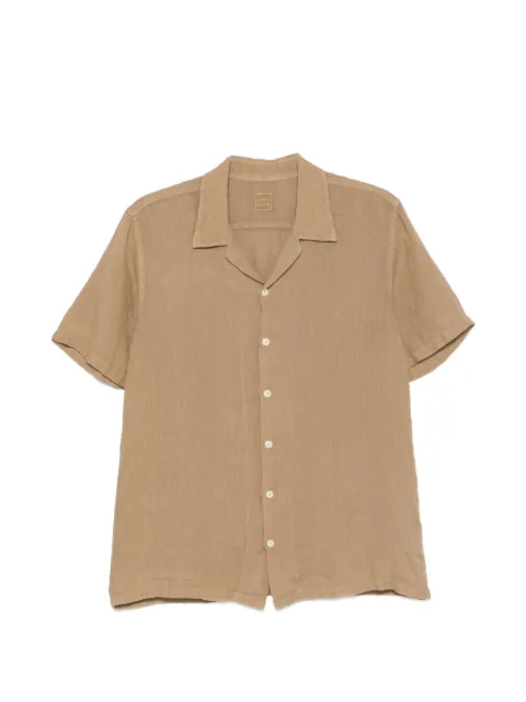 120% Lino camisa con cuello de camisa