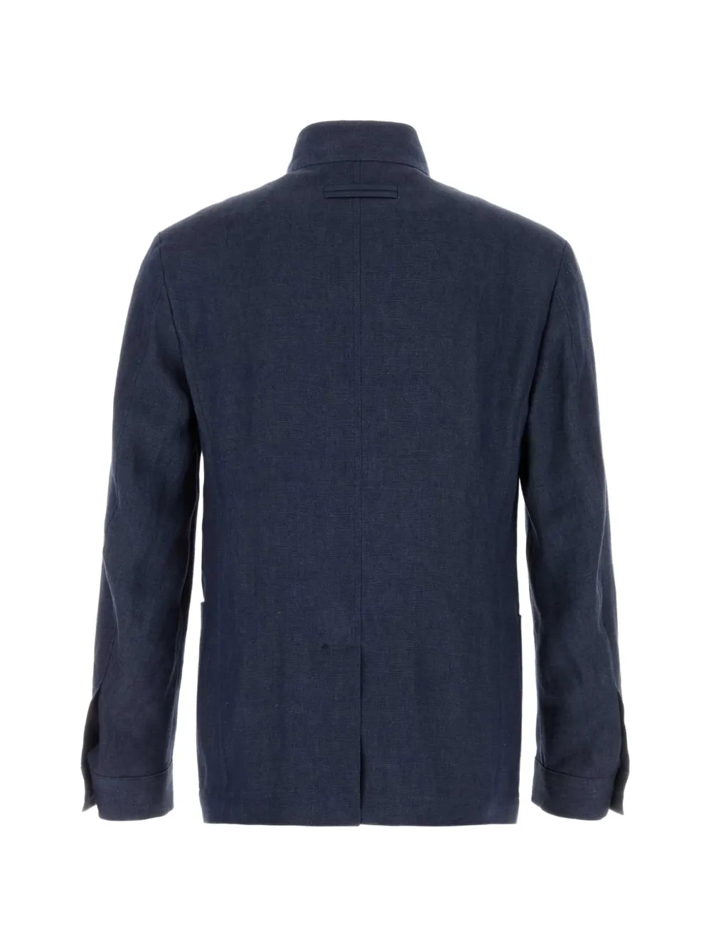 Zegna Linnen blazer Blauw