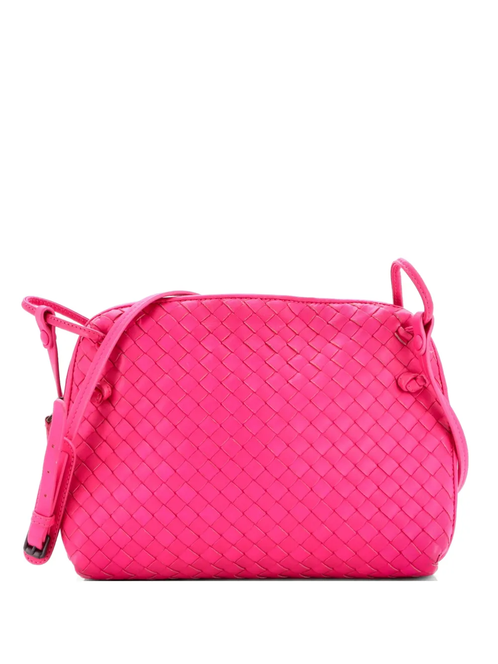 Bottega Veneta Pre-Owned Nodini Intrecciato Nappa Small crossbody bag - Rosa