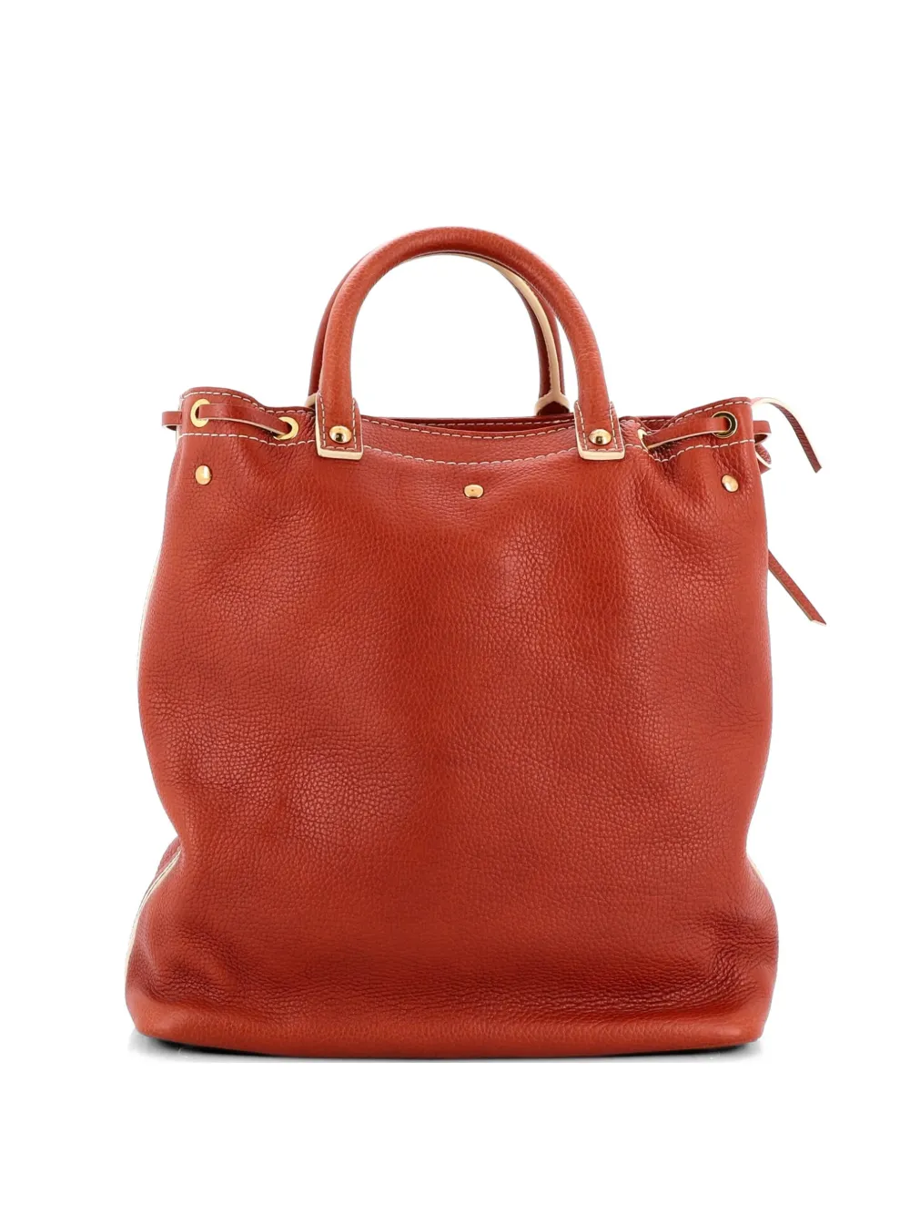 Louis Vuitton Pre-Owned Trunks and Bags Shoe Bag Tobago Leather tote bag - Braun