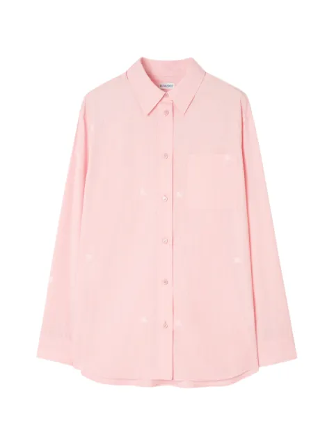 Burberry chemise Knight fil-coupé en coton rayé