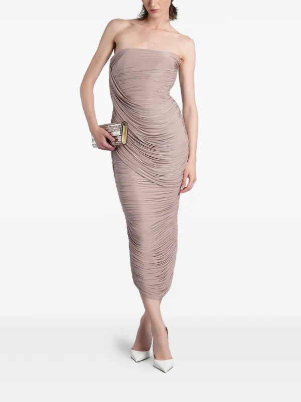 alex perry dress Draped Jersey Gown - Women - Red Dresses Cut from plush stretch Alex Perry Gown in Pink