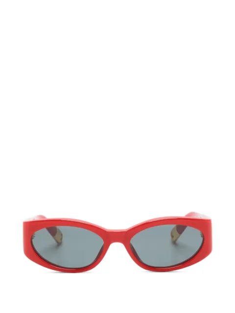 Jacquemus lentes de sol con armazón ovalada