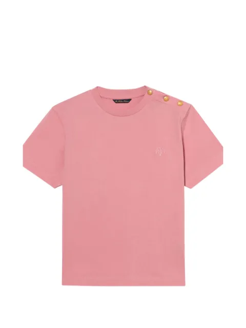 Brooks Brothers logo.embroidered T-shirt