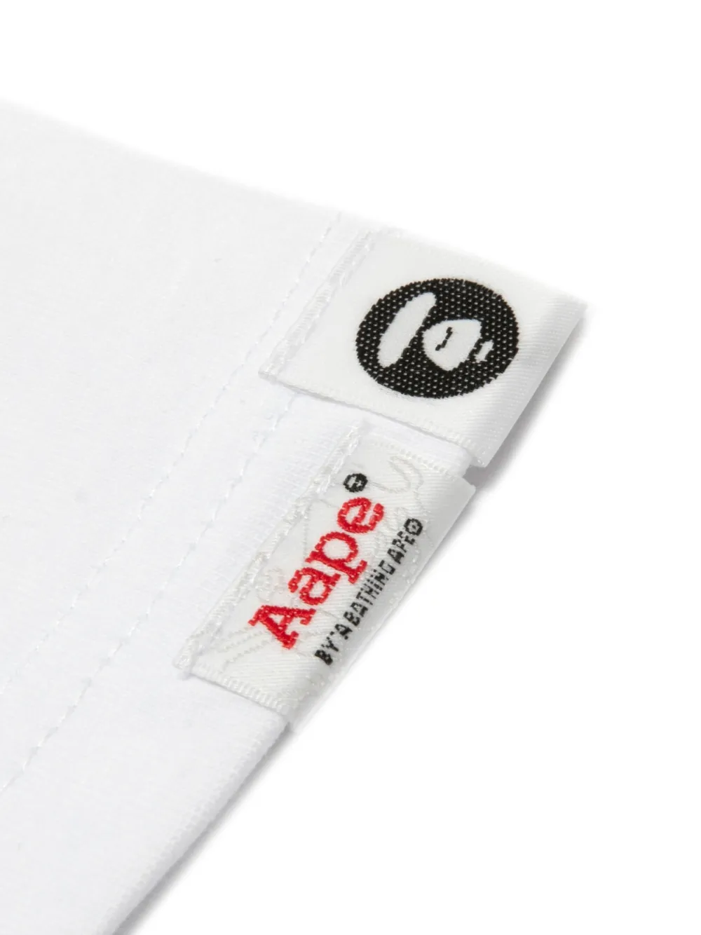 AAPE BY *A BATHING APE T-shirt met grafische print Wit