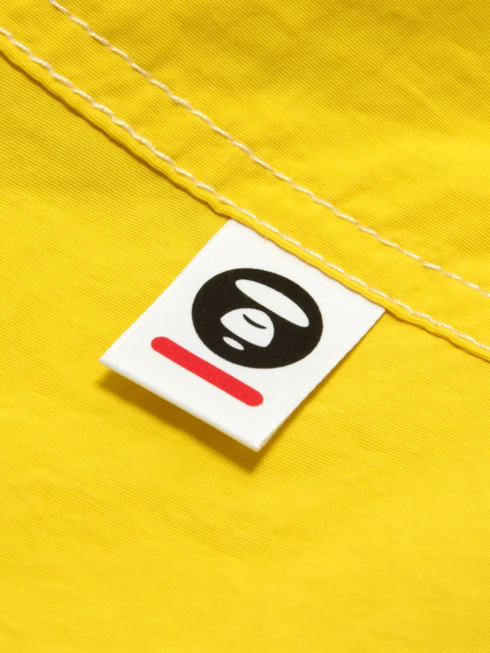 AAPE BY *A BATHING APE Shorts met elastische taille Geel