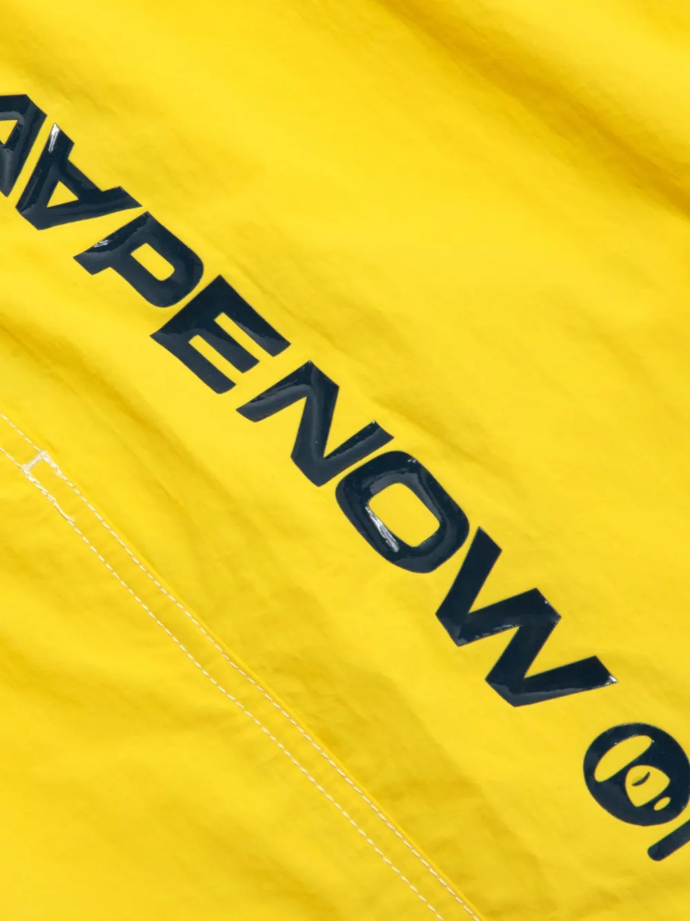 AAPE BY *A BATHING APE Shorts met elastische taille Geel