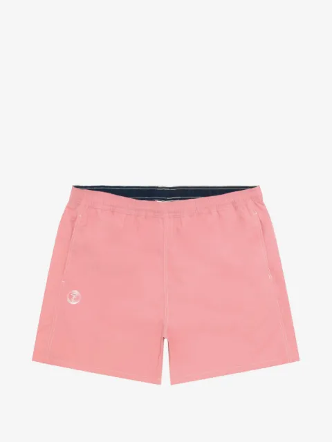 AAPE BY *A BATHING APE® bermudas con pretina elástica y logo estampado