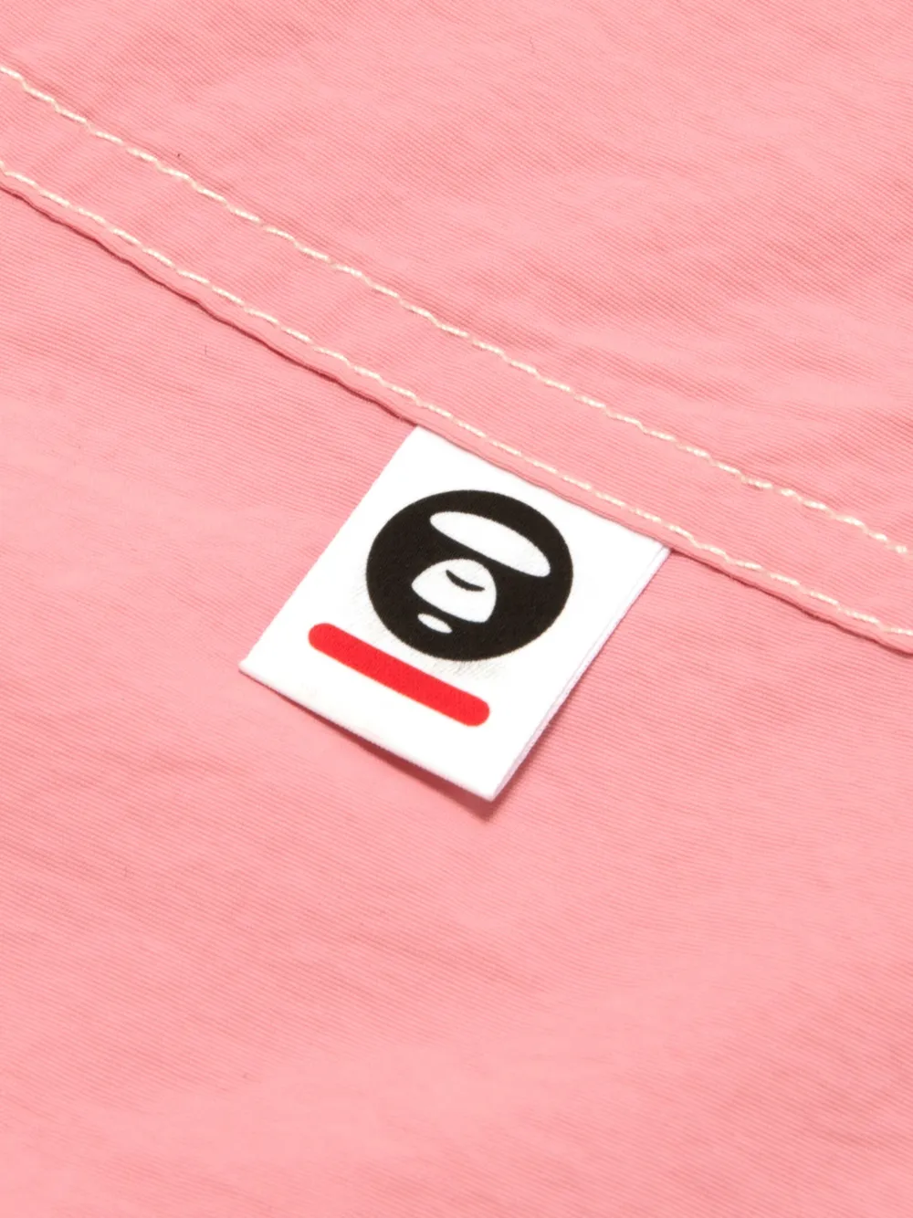 AAPE BY *A BATHING APE Shorts met elastische taille Roze