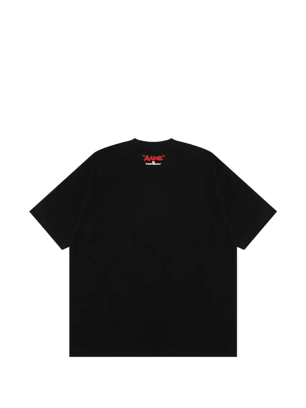 AAPE BY *A BATHING APE T-shirt met grafische print Zwart