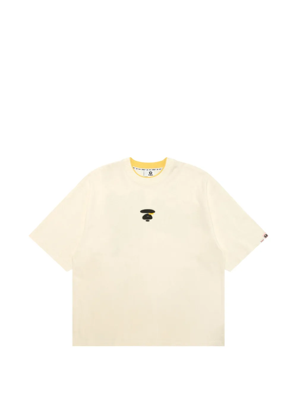AAPE BY *A BATHING APE® logo-print cotton T-shirt - Weiß