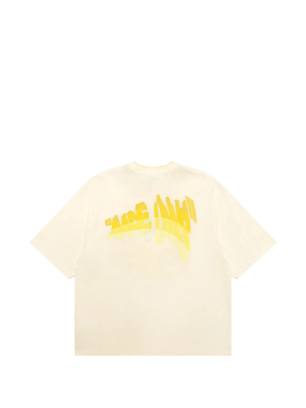 AAPE BY *A BATHING APE Katoenen T-shirt met logoprint Wit