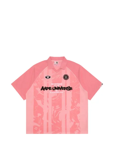 AAPE BY *A BATHING APE® logo-print camouflage-pattern T-shirt