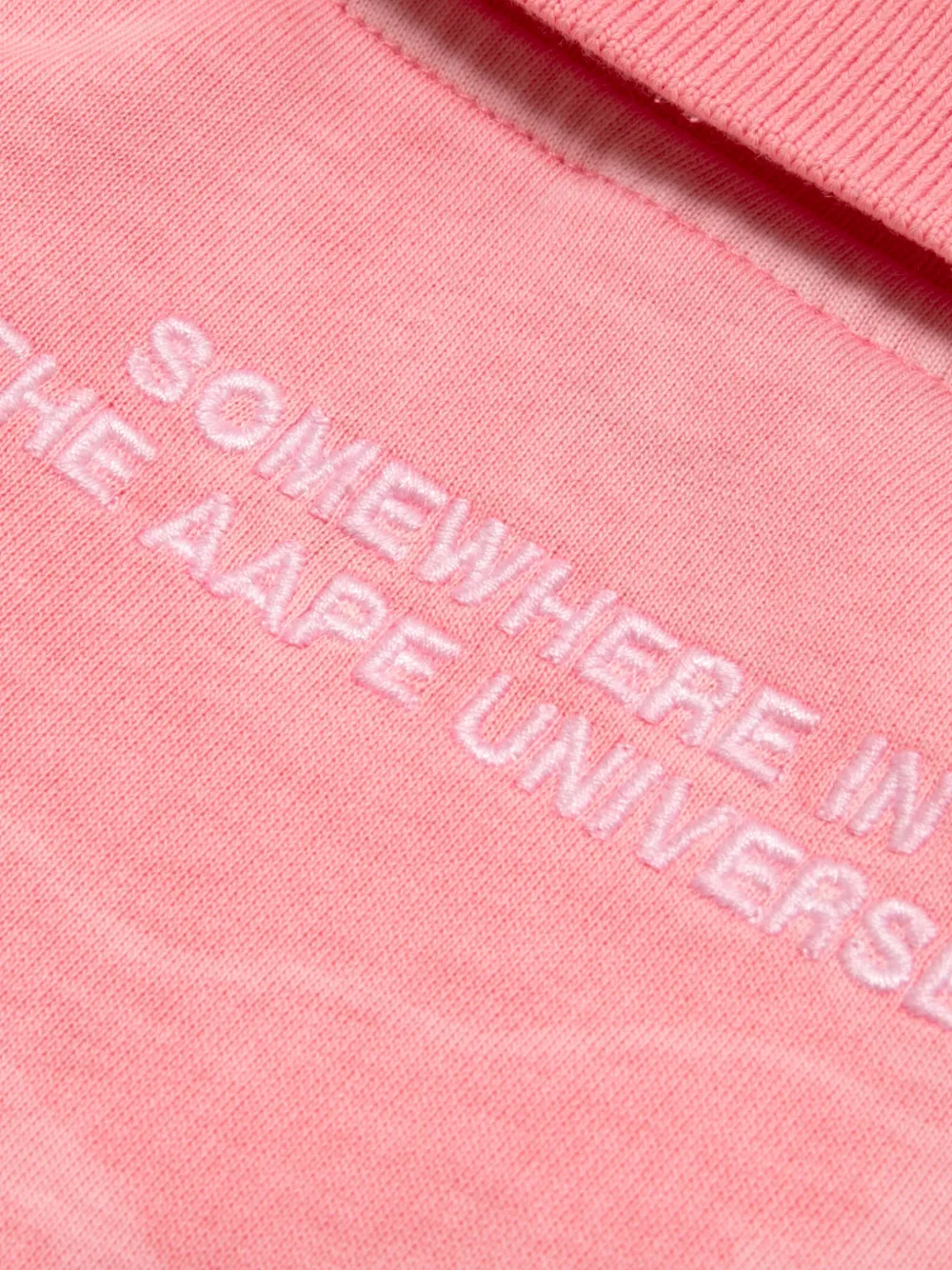 AAPE BY *A BATHING APE T-shirt met camouflageprint Roze