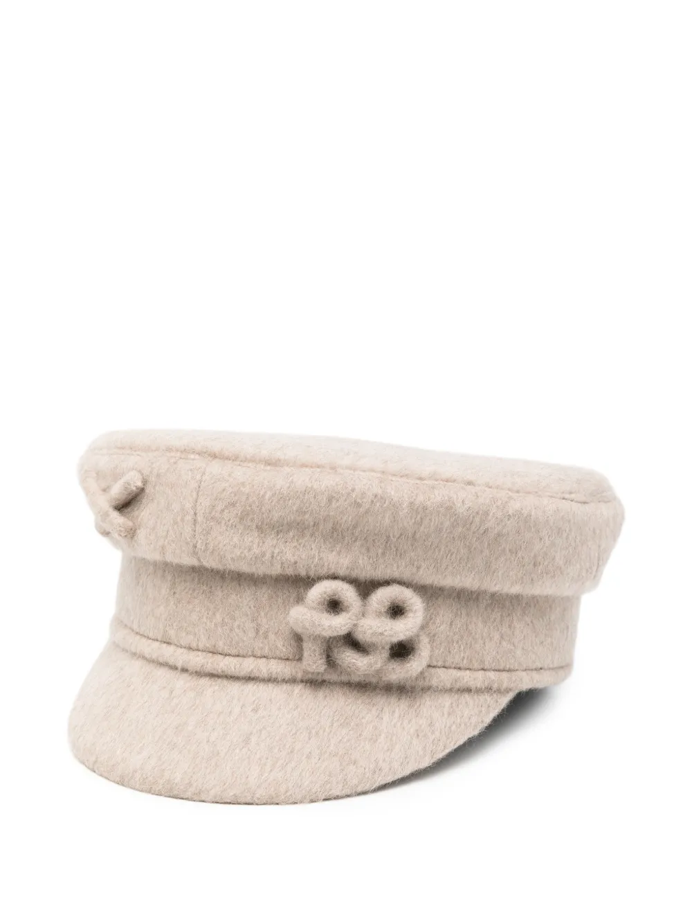 Ruslan Baginskiy logo-embroidered baker boy hat - Toni neutri